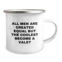 Load image into Gallery viewer, Funny Valet Gifts for Men, Unique Camping Mug with Quirky Quote, Graduation Unique Gifts from Friends or Family - Image 2
