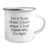 Load image into Gallery viewer, Truck Driver Humor Gifts for Men from Friends, Funny Camping Mug for Truckers, Christmas Unique Presents for Him - Image 2
