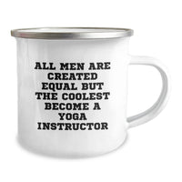 Load image into Gallery viewer, Funny Yoga Instructor Gifts for Men from Friends, Unique Camping Mug for Graduation - Image 2
