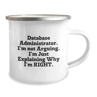 Load image into Gallery viewer, Funny Gifts from Family to Database Administrator - Camping Mug for Christmas Unique Presents - Image 2
