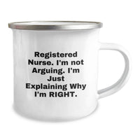 Load image into Gallery viewer, Funny Registered Nurse Gifts, Camping Mug Perfect for Birthday, Gifts from Friends and Family to Registered Nurse - Image 2
