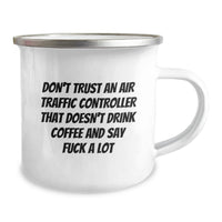 Load image into Gallery viewer, Funny Air Traffic Controller Gifts for Birthday - Camping Mug from Friends to Air Traffic Controller Enthusiasts - Image 2