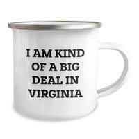 Load image into Gallery viewer, Virginia Camping Mug - Funny Gift from Friends for Men, Women, Coworkers, Family - Christmas Unique Gifts for Virginia Lovers - Image 2
