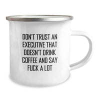 Load image into Gallery viewer, Funny Executive Camping Mug, Gifts for Men from Friends, Executive Christmas Unique Gifts - Image 2
