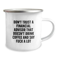 Load image into Gallery viewer, Funny Financial Advisor Gift, Birthday Unique Gifts for Friends from Men, Funny Financial Advisors Say, Coffee and F-Bomb Lovers - Image 2