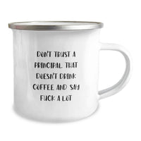 Load image into Gallery viewer, Funny Inspirational Gifts for Principal from Men, Principal's Unique Camping Mugs for Mother's Day - Image 2