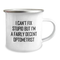 Load image into Gallery viewer, Gifts from Friends and Family - Funny Optometrist Camping Mug for Valentine's - Image 2
