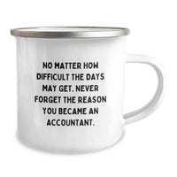 Load image into Gallery viewer, Funny Accountant Gifts for Men and Women - Valentine's Unique Gifts from Friends - Inspirational Camping Mug - Image 2