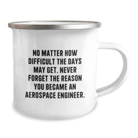 Load image into Gallery viewer, Aerospace Engineer Christmas Unique Gifts from Family - Inspirational Camping Mug for Men Women Friends Coworkers - Image 2
