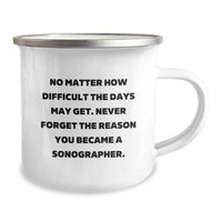 Load image into Gallery viewer, Funny Sonographer Gifts from Friends for Men and Women, Camping Mug with Inspirational Quote, Christmas Unique Presents - Image 2