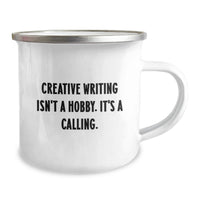 Load image into Gallery viewer, Creative Writing Gifts for Her, Valentine's Unique Gifts from Men, Camping Mug for Creative Writing Enthusiast - Image 2