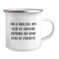 Load image into Gallery viewer, Funny Forester Camping Mug, Gifts for Men from Friends on Christmas Unique Gifts - Image 2
