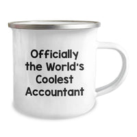 Load image into Gallery viewer, Gifts from Friends and Family for Accountants - Officially The World's Coolest Accountant Funny Camping Mug - Valentine's Unique Gifts - Image 2