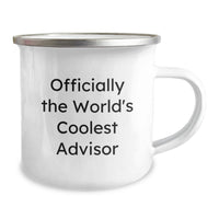 Load image into Gallery viewer, Funny Advisor Gifts from Friends for Men - Officially The World's Coolest Advisor Camping Mug Birthday Unique Gifts - Image 2