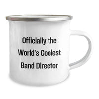 Load image into Gallery viewer, Funny Band Director Gifts for Men, Gifts from Men - Officially The World's Coolest Band Director, Camping Mug for Band - Image 2