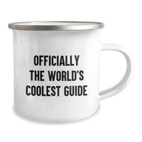 Load image into Gallery viewer, Funny Guide Camping Mug Gifts for Dad, Officially The World's Coolest Guide, Unique Father's Day Unique Gifts from Men - Image 2