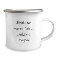Load image into Gallery viewer, Funny Landscape Designer Gifts from Men for Mother's Day Unique Camping Mugs Officially The World's Coolest Landscape Designer - Image 2