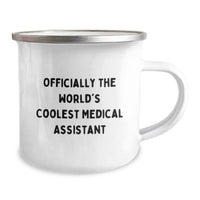 Load image into Gallery viewer, Funny Medical Assistant Gifts for Men - Officially The World's Coolest Medical Assistant Camping Mug, Birthday Unique Gifts from Friends, Family, Coworkers, Medical Assistant Appreciation - Image 2
