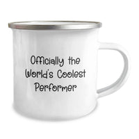 Load image into Gallery viewer, Funny Performer Gifts from Men to Valentine's Unique Gifts for Performer Friends - Officially The World's Coolest Performer Camping Mug - Image 2