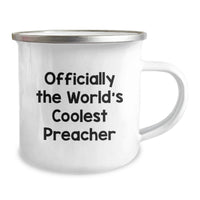 Load image into Gallery viewer, Funny Preacher Gifts from Men - Officially The World's Coolest Preacher Camping Mug for Birthday Unique Gifts - Image 2