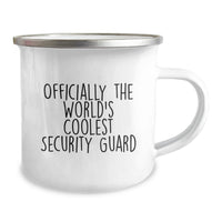 Load image into Gallery viewer, Funny Gifts for Security Guard - Mother's Day Unique Items - Camping Mug Officially The World's Coolest Security Guard Gifts from Men to Family - Image 2