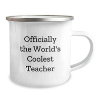 Load image into Gallery viewer, Gifts for the World's Coolest Teacher, Funny Coffee Mugs for Camping Enthusiasts, Birthday Unique Gifts from Friends - Image 2