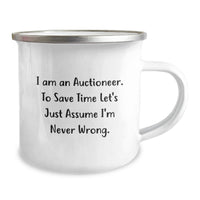 Load image into Gallery viewer, Funny Auctioneer Gifts from Men to Friends - Mother's Day Unique Camping Mug - Image 2