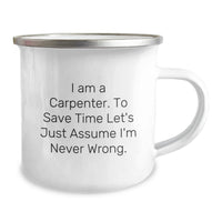 Load image into Gallery viewer, Funny Carpenter Gifts from Men for Women - Camping Mug for Mother's Day Unique Presents - Image 2