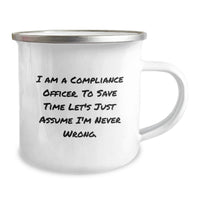 Load image into Gallery viewer, Funny Compliance Officer Camping Mugs Gifts for Men from Friends on Birthday Unique - Image 2