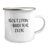 Load image into Gallery viewer, Auditor Unique Gifts, Funny Camping Mugs for Valentine's, Gifts from Men to Best Effin' Auditor Ever - Image 2