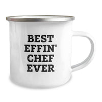 Load image into Gallery viewer, Funny Chef Camping Mug Gifts from Men to Best Effin' Chef Ever Lover on Valentine's - Image 2