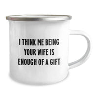 Load image into Gallery viewer, Funny Wife Camping Mug Gifts from Husband, Christmas Unique Wife Gifts for Wife, Wife Camping Mug Quote - Image 2
