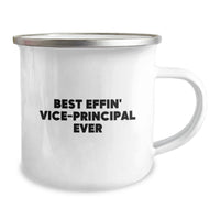 Load image into Gallery viewer, Funny Vice-principal Gifts for Men, Vice-principal Birthday Unique Gifts, Best Effin' Vice-principal Ever Camping Mug for Vice-principals - Image 2