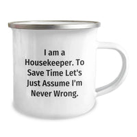 Load image into Gallery viewer, Funny Housekeeper Gifts from Friends - Camping Mug for Birthday Unique Gifts - Image 2