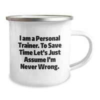 Load image into Gallery viewer, Funny Personal Trainer Gifts for Mom - Camping Mug for Personal Trainer Women - Personal Trainer Mom's Day Unique Gifts from Men - Image 2