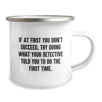 Load image into Gallery viewer, Funny Detective Camping Mug Gifts for Mom from Family - Unique Mother's Day Ideas for Detective Enthusiast - Image 2