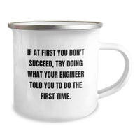 Load image into Gallery viewer, Funny Engineer Gifts from Friends - Engineer Camping Mug for Men Women Coworkers Family - Image 2