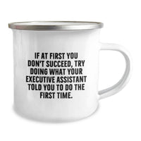 Load image into Gallery viewer, Funny Executive Assistant Gifts from Men, Father's Day Unique Gifts for Executive Assistant Camping Mug - Image 2
