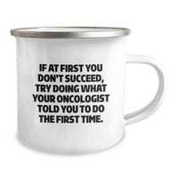 Load image into Gallery viewer, Humorous Oncologist Gifts for Dad, Oncologist Unique Camping Mug with Inspirational Quote for Father's Day, Funny Gifts from Men to Men - Image 2