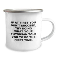 Load image into Gallery viewer, Funny Physician Gifts from Family - Camping Mug for Dad with Inspirational Quote, Perfect for Father's Day Unique Men's Doctor Present - Image 2