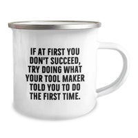 Load image into Gallery viewer, Funny Tool Maker Gifts from Dad - Camping Mug for Tool Maker Dad on Father's Day - Image 2