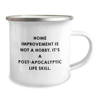Load image into Gallery viewer, Funny Home Improvement Gifts for Men and Women, Camping Mug, Graduation Unique Gifts from Friends, Family, Coworkers for Home Improvement Enthusiasts - Image 2