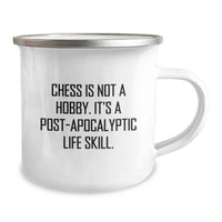 Load image into Gallery viewer, Funny Chess Gifts from Men for Graduation, Unique Camping Mug with Inspirational Quote, Perfect for Chess Lovers, Unique Gift for Friends and Family - Image 2