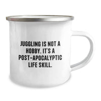 Load image into Gallery viewer, Funny Juggling Quotes Camping Mug Gifts from Men to Juggling Friends on Christmas - Image 2