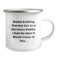 Load image into Gallery viewer, Funny Model Building Gifts from Friends and Family for Model Building Enthusiasts and Graduates, Camping Mug for Men and Women - Image 2