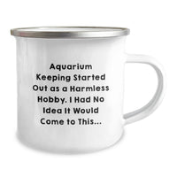Load image into Gallery viewer, Aquarium Keeping Keepsake Camping Mug for Him Birthday Present Gift - Image 2