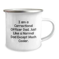Load image into Gallery viewer, Correctional Officer Dad Gifts - Funny Camping Mug for Graduation Unique Gifts from Family to Correctional Officer Men - Image 2