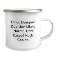 Load image into Gallery viewer, Designer Dad Gifts for Him, Funny Camping Mug for Graduation Unique Gifts, Gifts from Dad to Son, Camping Mug for Men - Image 2