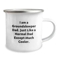 Load image into Gallery viewer, Funny groundskeeper Gifts for Him Camping Mug - Gifts from Dad to groundskeeper - Graduation Unique Gifts - Image 2