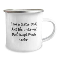 Load image into Gallery viewer, Quilter Camping Mug - Birthday Gift for Friends - Novelty Dad Pride - Image 2